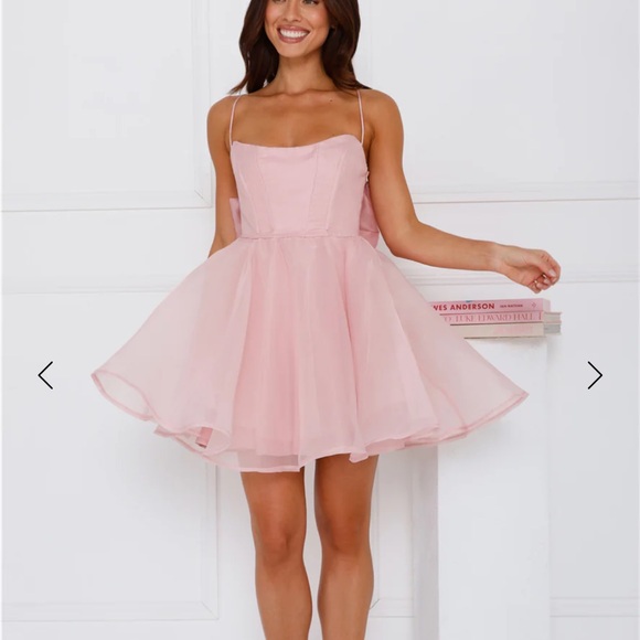 HELLO MOLLY GORGEOUS GATHERINGS MINI DRESS PINK - Picture 1 of 9